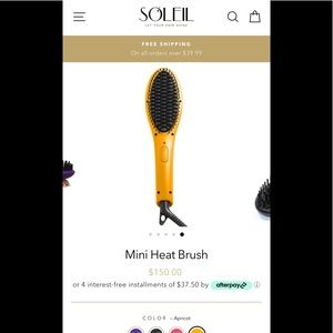 Brand New! Mini Heat Brush~ 🍊